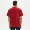تیشرت مردانه کارل کانی Signature Zigzac Pinstripe - قرمز
