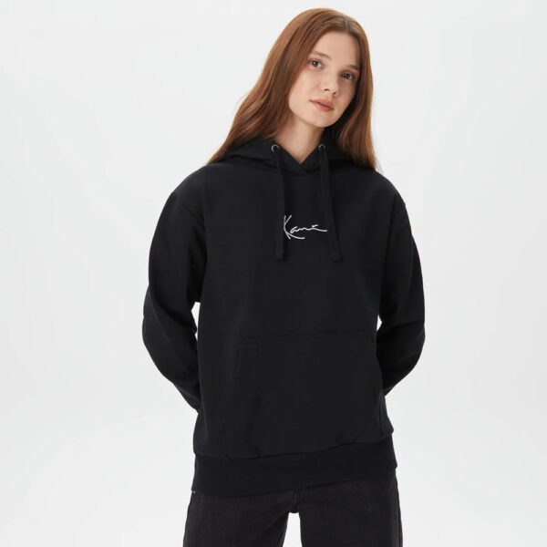 هودی زنانه Signature Essential Loose Fit کارل کانی - مشکی