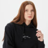 هودی زنانه Signature Essential Loose Fit کارل کانی - مشکی