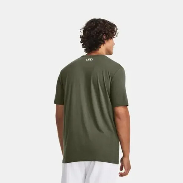 تیشرت آندرآرمور UA Camo Chest Stripe - یشمی