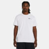 تیشرت آندرآرمور UA Heavyweight Left Chest Logo Repeat - سفید