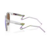عینک آفتابی اوکلی HSTN Metal – لنز Prizm Violet فریم Matte Clear