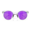 عینک آفتابی اوکلی HSTN Metal – لنز Prizm Violet فریم Matte Clear
