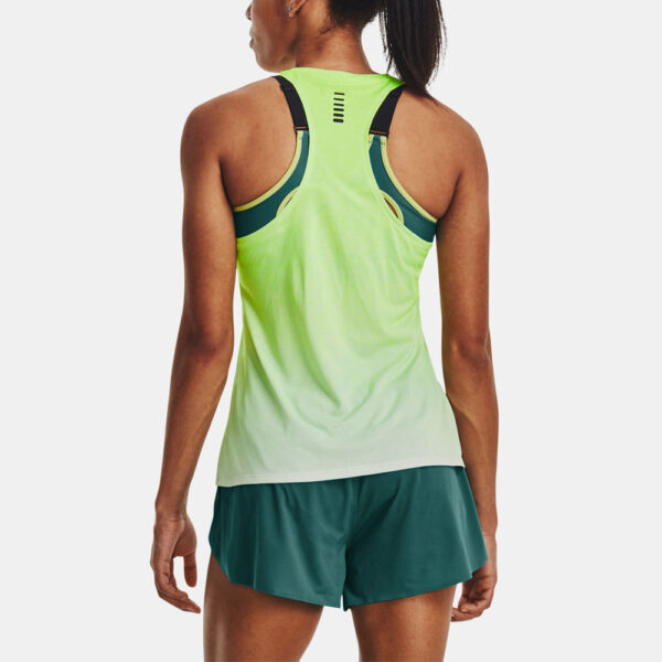 تاپ زنانه آندرآرمور Rush Cicada Singlet Unterhemd - فسفری
