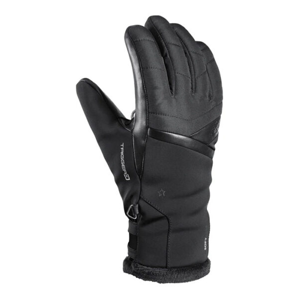 دستکش-زنانه-اسکی-لکی-Snowfox-3D---مشکی