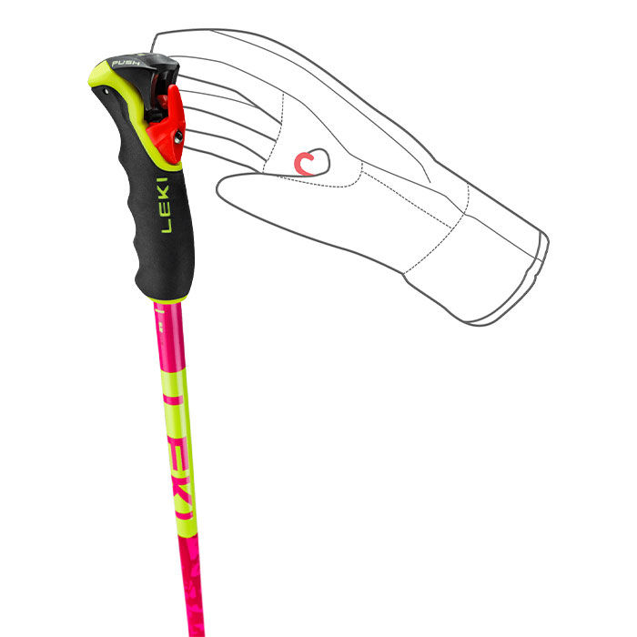 باتون اسکی تلسکوپی لکی Telescopic Spitfire Vario 3D - صورتی - تصویر 6