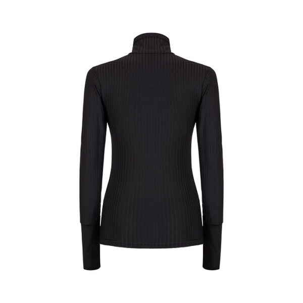 سویشرت-نیم-زیپ-زنانه-Onemore-631-Turtleneck-–-1مشکی-راه-راه