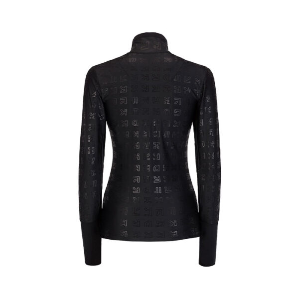 سویشرت-نیم-زیپ-زنانه-Onemore-631-Turtleneck-–-1مشکی-طرح-دار