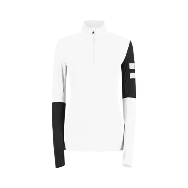 سویشرت-نیم-زیپ-زنانه-Onemore-681-T-Neck---سفید