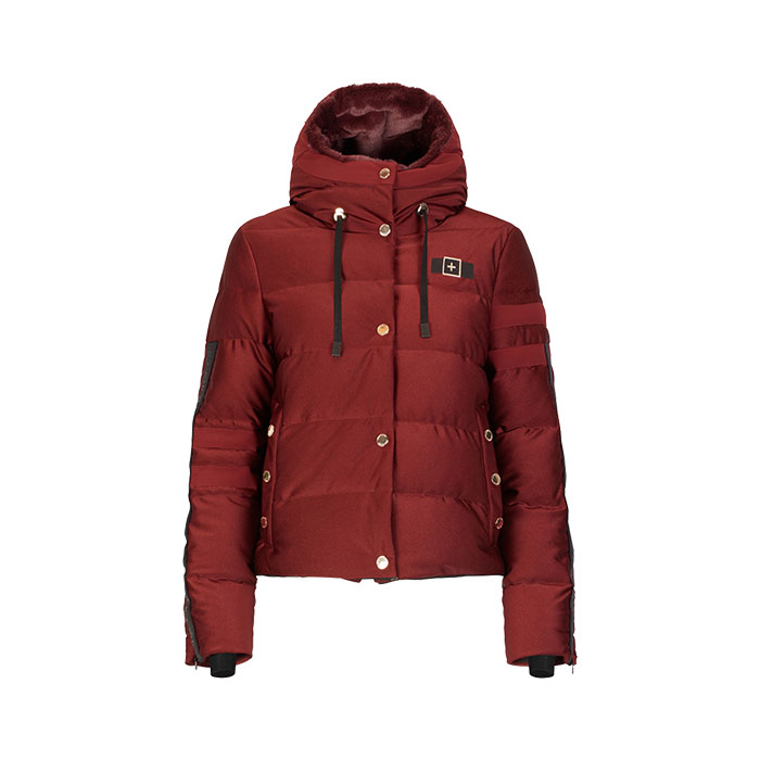 پالتوی زمستانی زنانه با طراحی چندحالته وان-مور مدل Palto 211 Transformable Eco Down - قرمز - تصویر 3