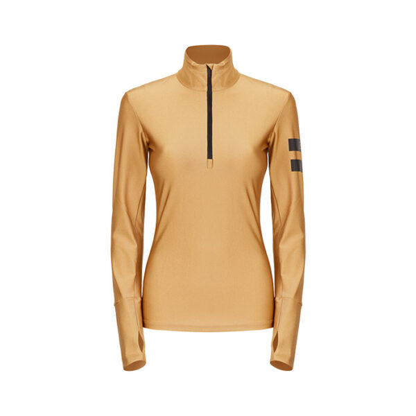 سویشرت-نیم-زیپ-زنانه-Onemore-631-Turtleneck-–-طلایی