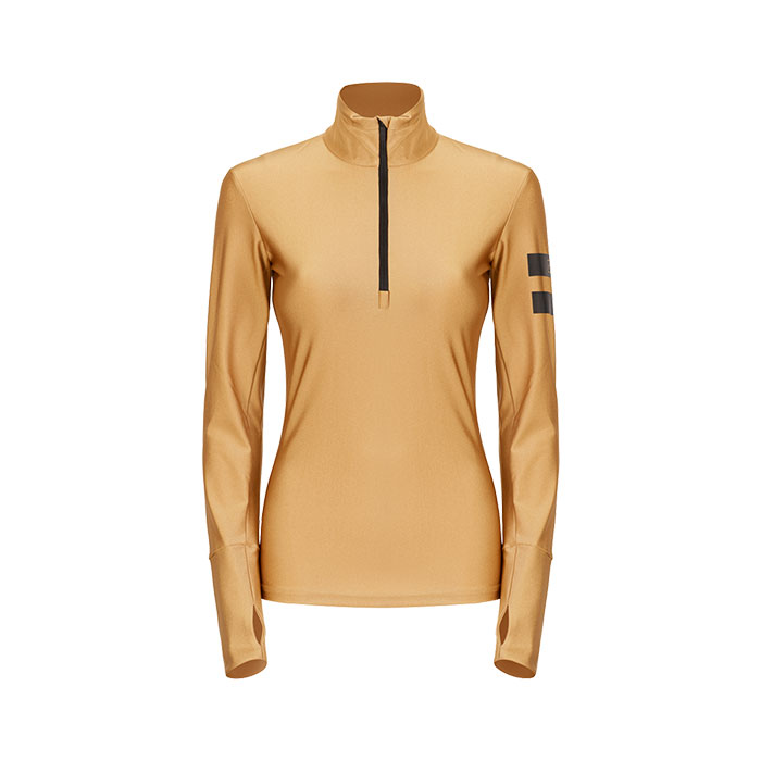 سویشرت-نیم-زیپ-زنانه-Onemore-631-Turtleneck-–-طلایی