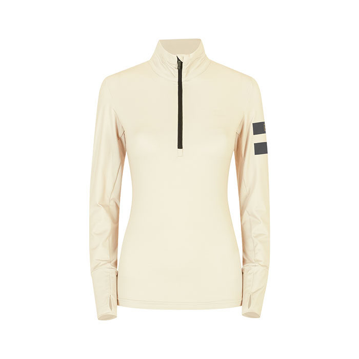 سویشرت-نیم-زیپ-زنانه-Onemore-631-Turtleneck-–-کرمی