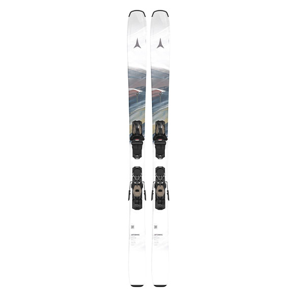 چوب-اسکی-زنانه-اتمیک-Maven-86-C-+-فیکس-Stage-10-Gw-–-سفید